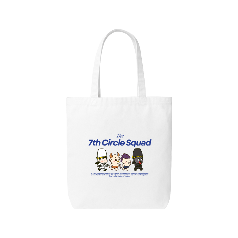 Hei Bai Wu Chang and Ox-Head & Horse-Face team design tote bag