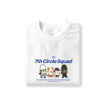 hei wu chang, bai wu chang, ox-head and horse-face squad graphic printed on white t-shirt